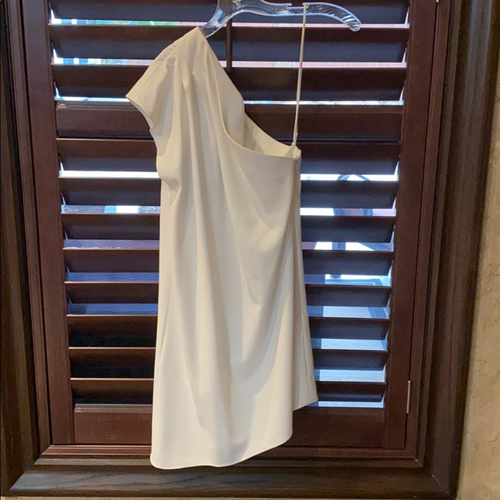 *SOLD ALICE + OLIVIA - one shoulder dress.